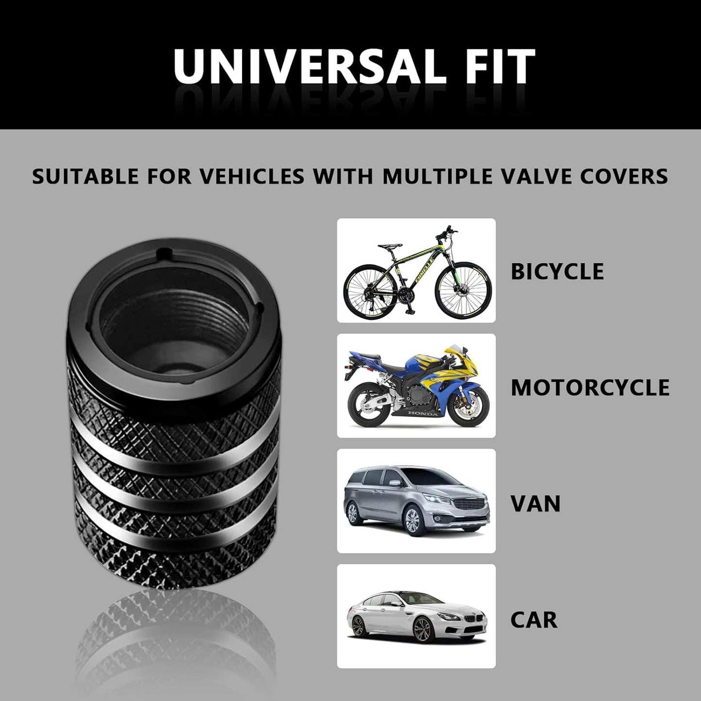 5 Pack Tire Covers, Black Aluminum Dog Paw Valve Caps, Universal for Cars, Trucks, SUVs, Motorcycles