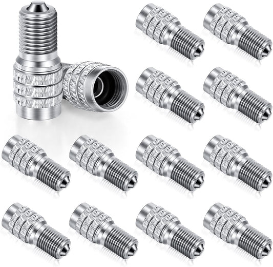 16 pack double valve caps pneumatic tire valve caps circulation tire caps suitable for high pressure truck car RV semi bus tires